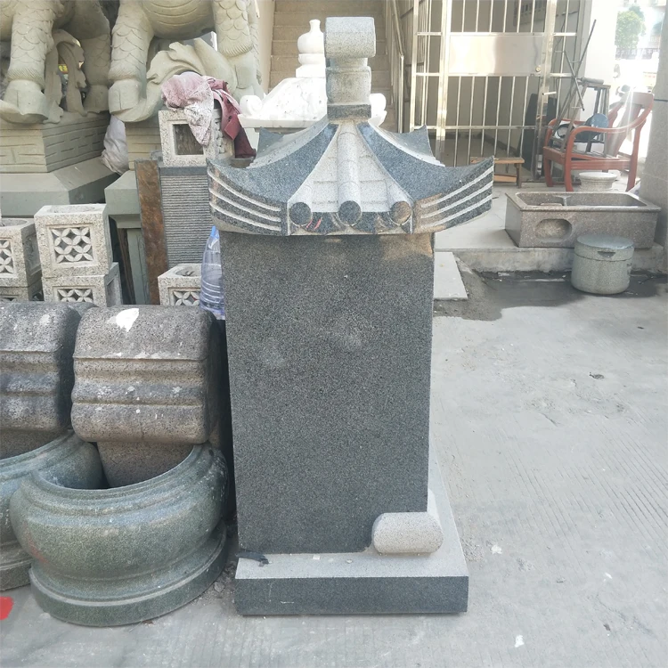 Factory Supply Outdoor Buddha Temple Stone Shrines Antique stone Small Temple Of The God Of Earth TU DI GONG MIAO Baldachine