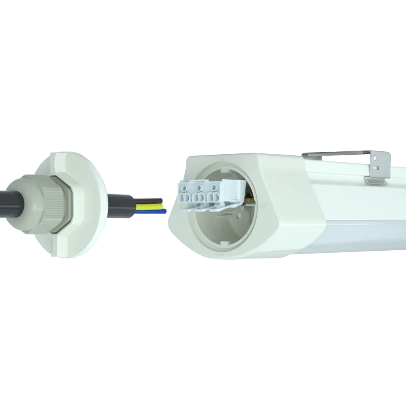 Stair Well Led Batten Lights for easy maintenance 4ft triproof LED Batten lights IP66 waterproof rating fixture