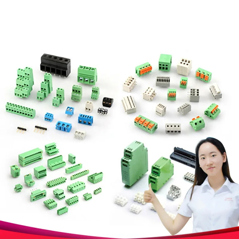 PCB Connector TB44-25C/A Plug-In 2-10P Terminal Block