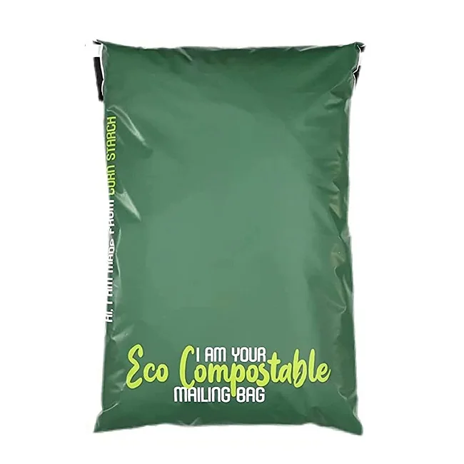 customised compostable polymailer mailing self seal postage bags