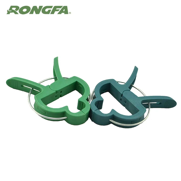 6.5 * 4.5 cm Green Garden grafting Clips flower and plant Fixture Clips Spring Garden Plant Support Clips