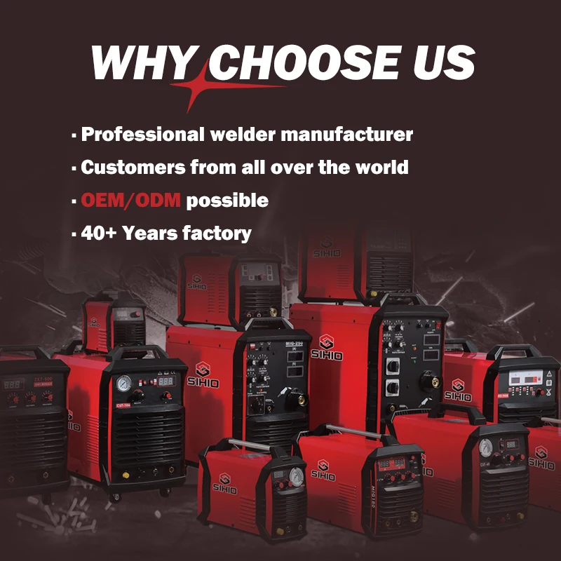 Sihio Welding Equipment Mma Ac Welding Machine Electric Arc Welder 500 Welders Transformer Multifuncional