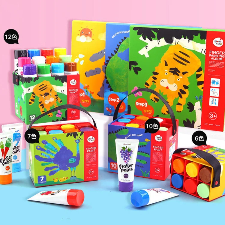 Children Washable Customized Water Kids Paint Colors Finger Paint