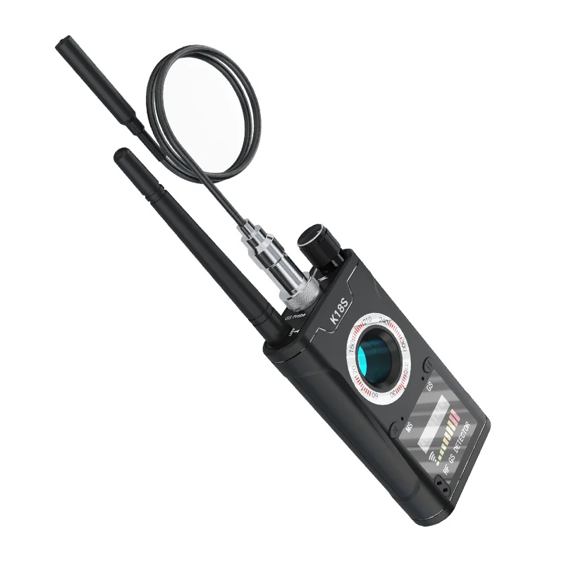 K18 K18S Wireless Products Anti Spy Bug Detector Camera GSM Audio GPS Tracker Signal Lens Finder Anti Spy RF Detector