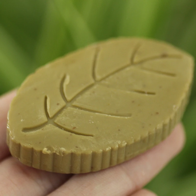 Wholesale/Custom Natural No Chemistry Verbal Leaf shape Mini Hand and Bathing Soaps
