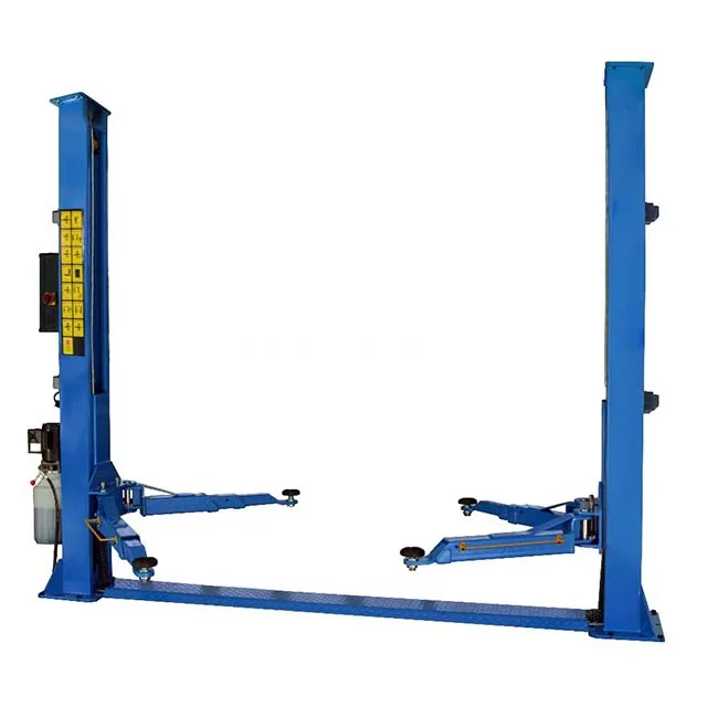 manual one side release CE certificate two post lift car hoist auto lifter vehicle elevator