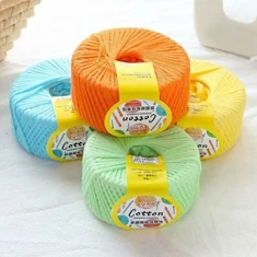 Soft 2mm/100m Colorful Cotton Rope