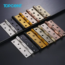 TOPCENT Aluminium Flag Flush Butt Hinge Door & Window Hinges Accessories Hardware Stainless Steel Aluminum Door Hinges