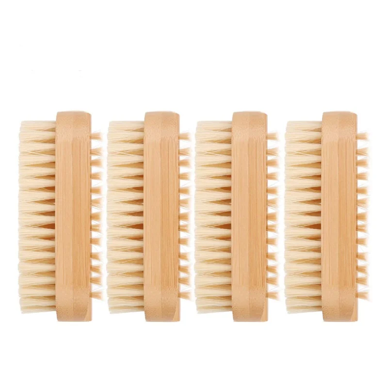 hot-selling new product  Spa bamboo wooden nail dust brush for wholesale