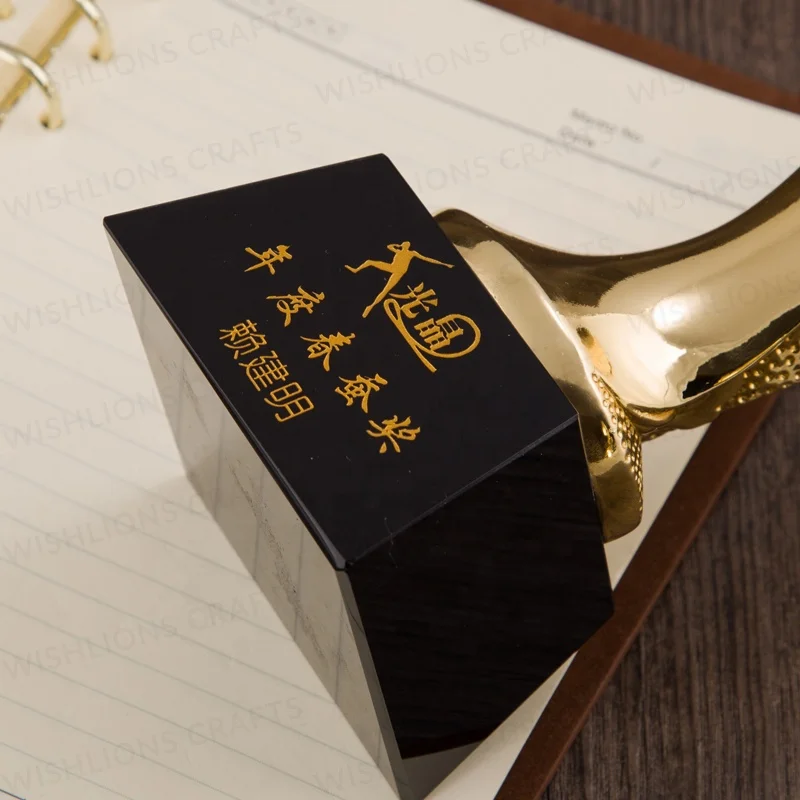 Best Price Gold Plated Metal Trophy Resin Awards Personalized Crystal Dance Trophies Awards For Dancer MOT-13