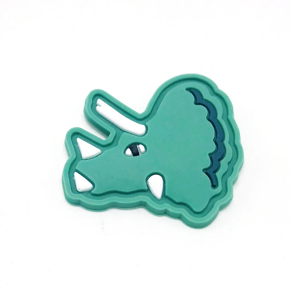 Eco-friendly rubber items badges cross hole pocket rubber badge patch decorative safety custom logo soft rubber pin badge