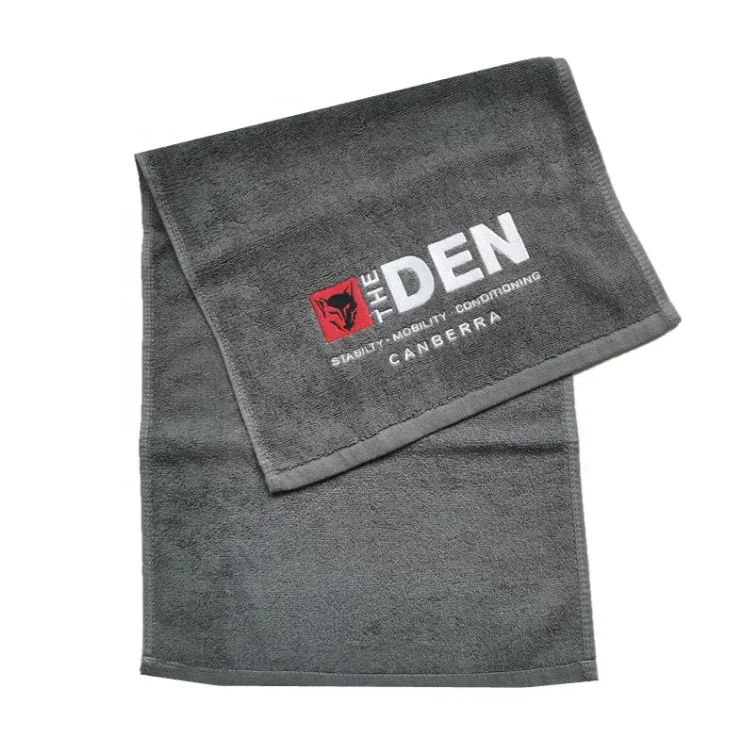 100% Cotton Personalized Custom Gym Towel with Logo