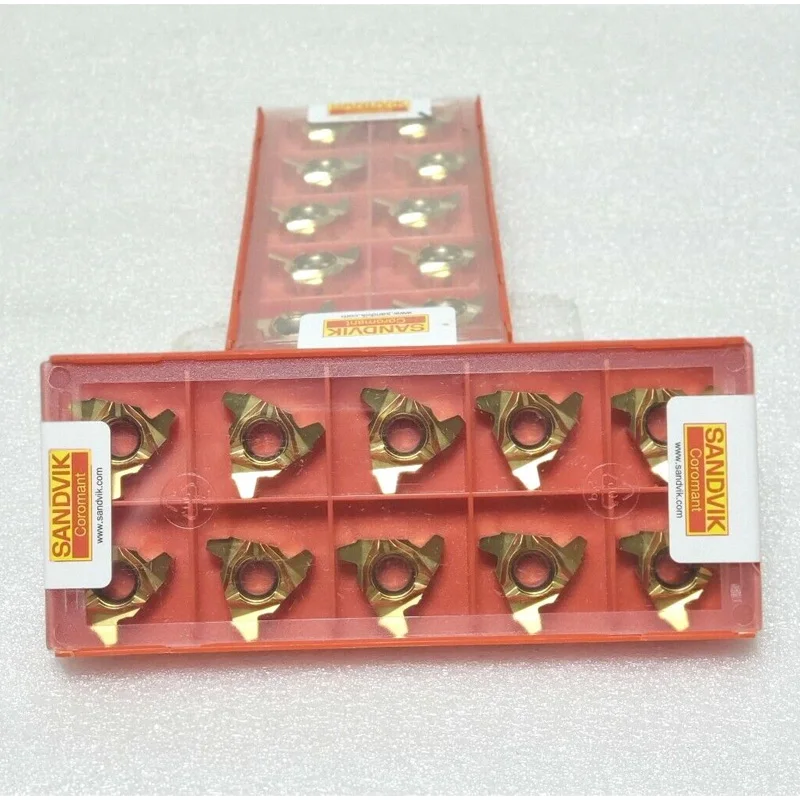 Origin Sandvic Thread 266 insert 266RL-22TR01F600E 1020 Turning Insert For Thread Processing 10 PCs a Lot