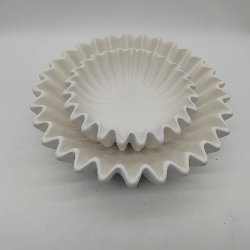 Durable glaze color sand  porcelain dinnerware dinner plate saucer salad flower  plate for decoration and daily use