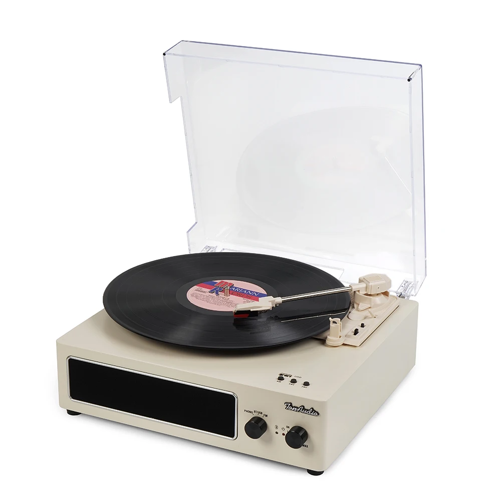 Music DJ Vinyl Record Player Vinyl Professional Retro Turntable Player Phonograph Stereo LP Turntable Record Player Gramophone