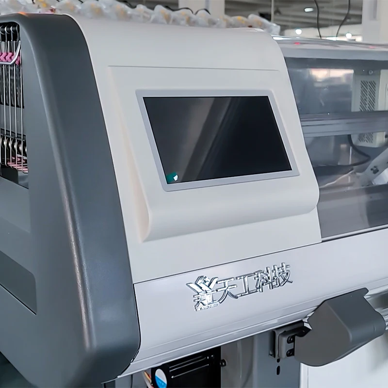 Used OEM cheap price straight simple double system 52 inch computerized auto knitting machine
