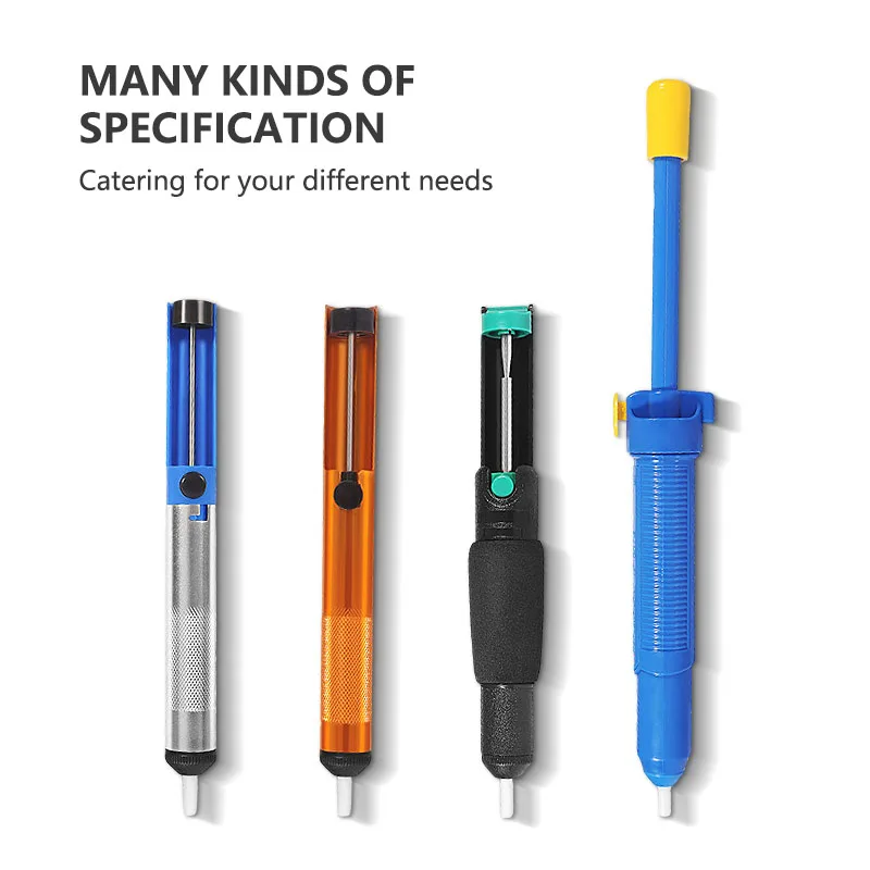 All aluminum high quality tin suction manual tin gun to remove waste slag powerful tin suction device