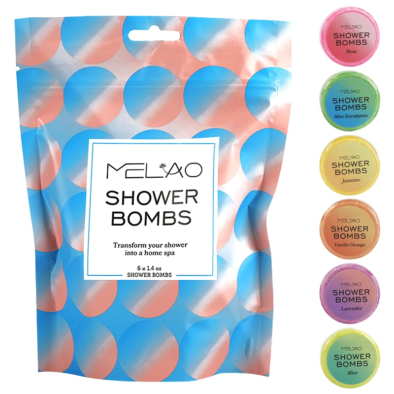 MELAO Ванна Fizzy органический лавандовый цвет Ванна Bomb душевой паровой набор для спа с эфирным маслом
