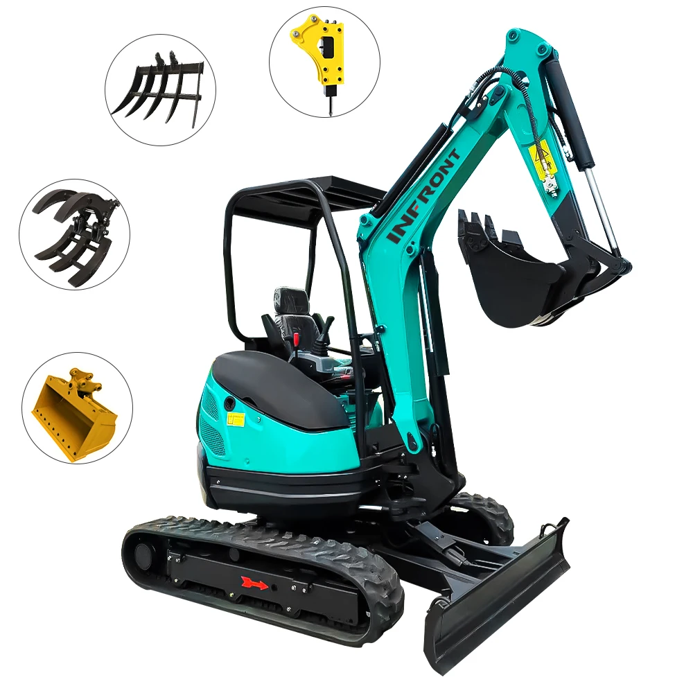 EPA CE сертификат 2TON 3 тонный мини-экскаватор с теплой кабиной для продажи