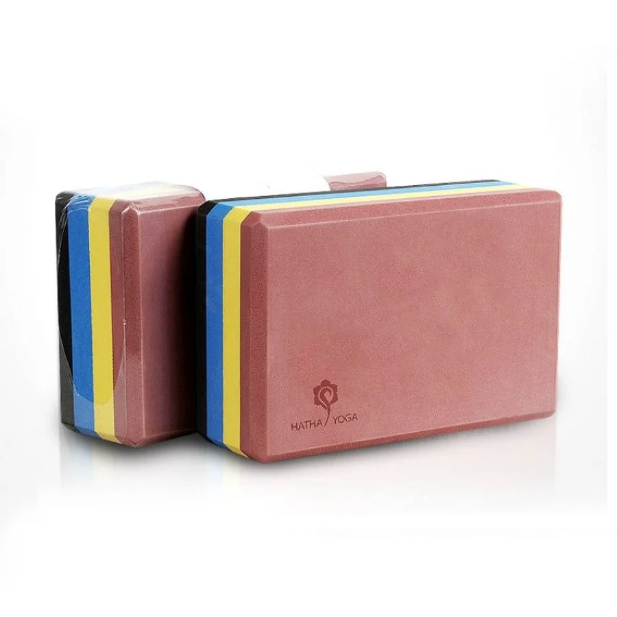 
 Заводской магазин, Радужный цвет, высокая плотность, кирпич для йоги Eva, утолщенный кирпич для йоги  