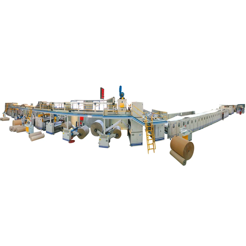 Most popular 3 or 5 ply corrugated cardboard carton box making machine