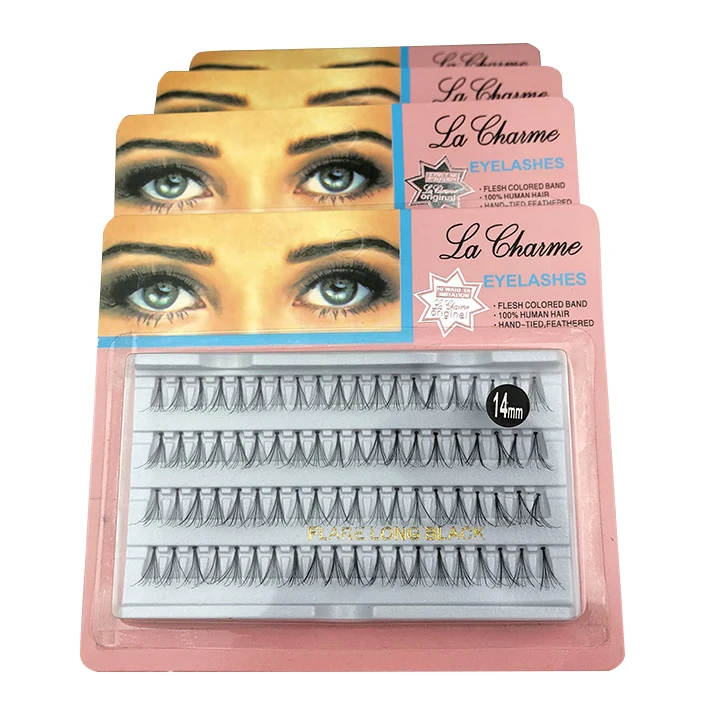 Individual Eyelash Extensions Self Grafting Lashes Natural Looking Premade Fans 5D Fake Eyelashes