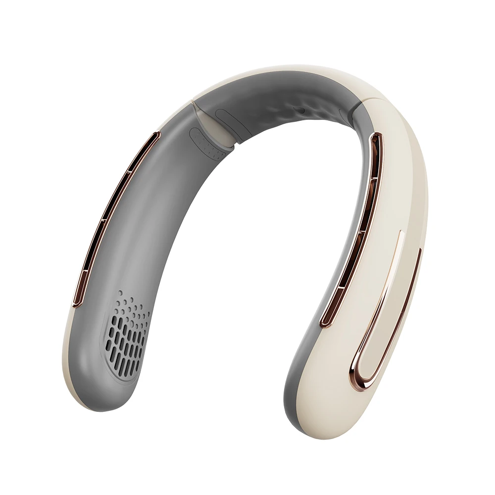 Neck Fan Rechargeable  Portable&Wearable Neck Fan Bladeless  USB 2000 mAh Portable Hanging Neck Fan