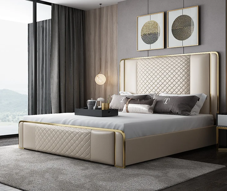 Китайский Фошань Шунде boxspring хранения двуспальная кровать дизайн мебели