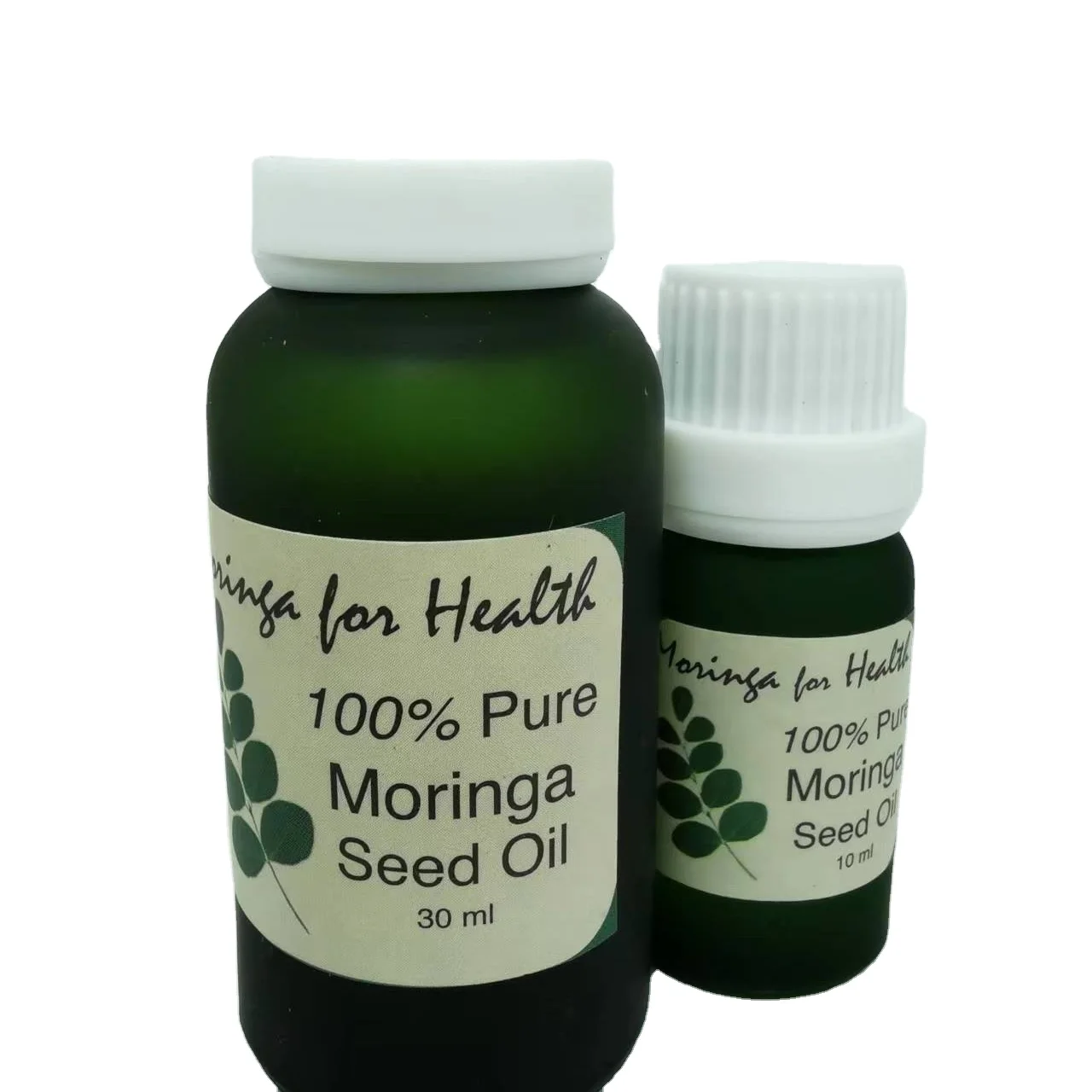 High Quality Glass Bottle Organically Grown Moringa Seed Oil Prices Serum Moringa Oil Seed