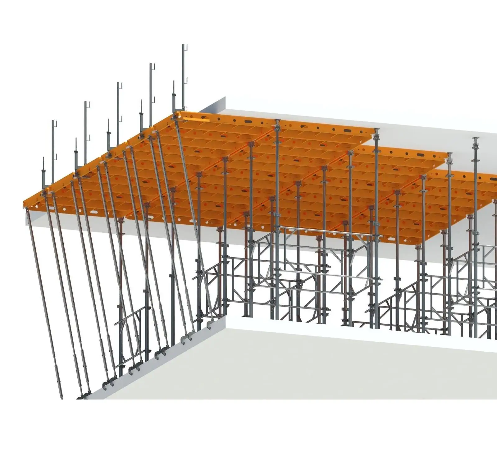 Floor Slab Table Scaffolding Formwork Supports the Concrete Placement Alloy Concrete Steel Panel Formwork for Construction