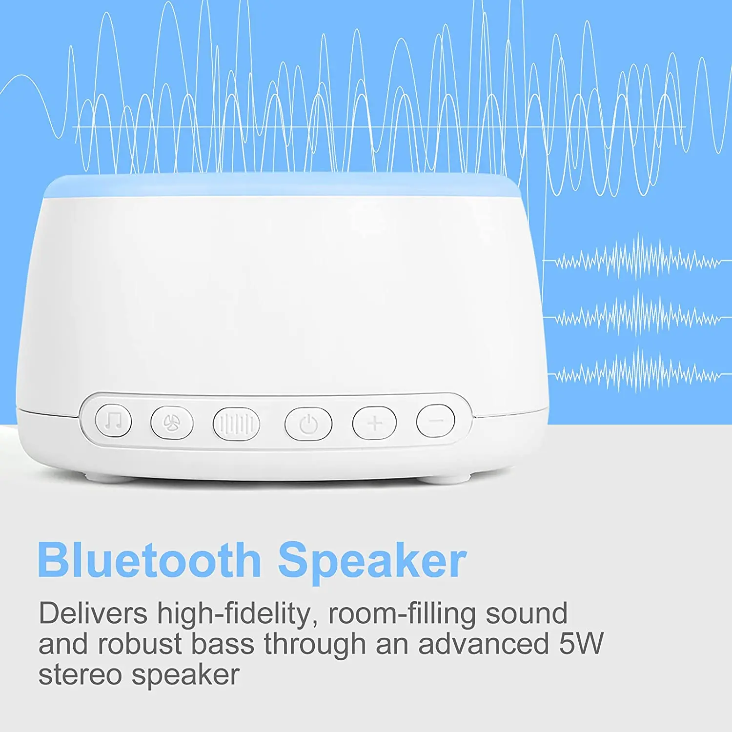 Portable Rechargeable Sleep Sound Machine for Baby Adults and Kids White Noise Machine