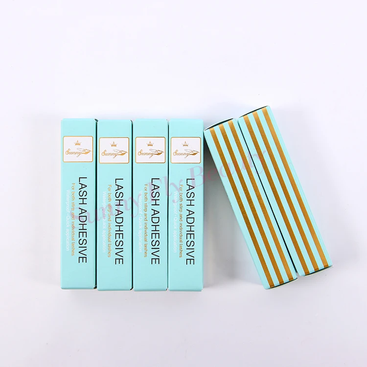 
New with Waterproof Brand Label Free Latex Strong Strip Lash Glue Pink Custom Eyelash Glue 