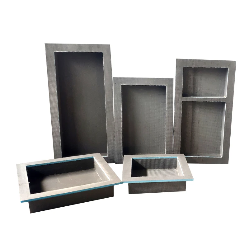 CFC HCFC Free Bathroom recessed XPS Shower Niche with cement mortar and fiberglass