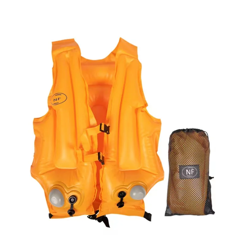 B05 inflatable collar Manufacturers wholesale kayak adult water jacket free pump inflatable rafting fishing swimming vest