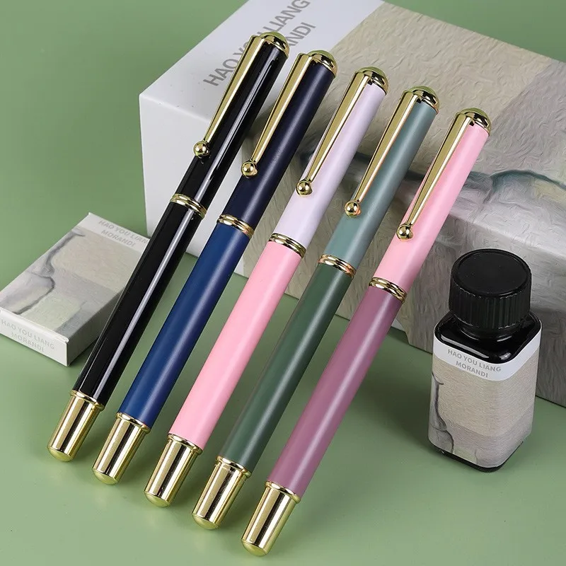 Wholesale 2024 High Quality Luxury Custom Mental Fountain Pen Gift Set