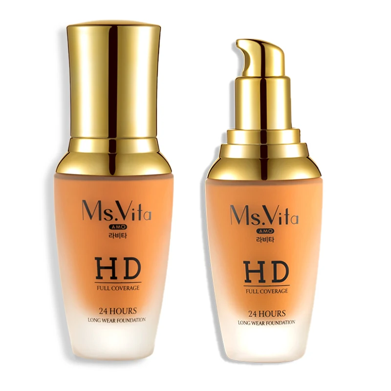 
Professional Design For Black Women Hd Full Coverage Long Lasting Waterproof Makeup Foundation Liquid Foundation 