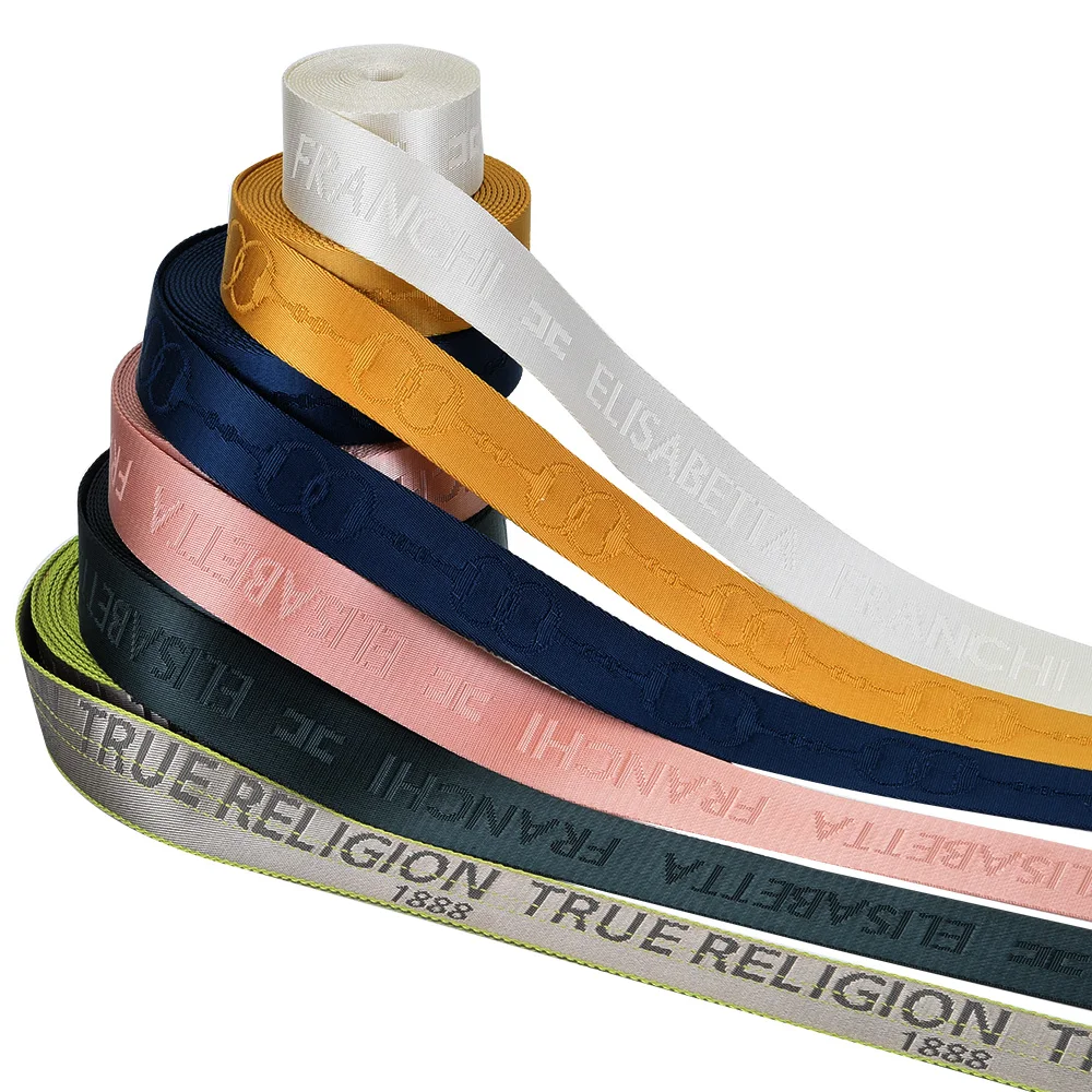 Patterned Polyester Straps Custom Printed Nylon Tribal Print Flat Nylon Webbing 1 Inch