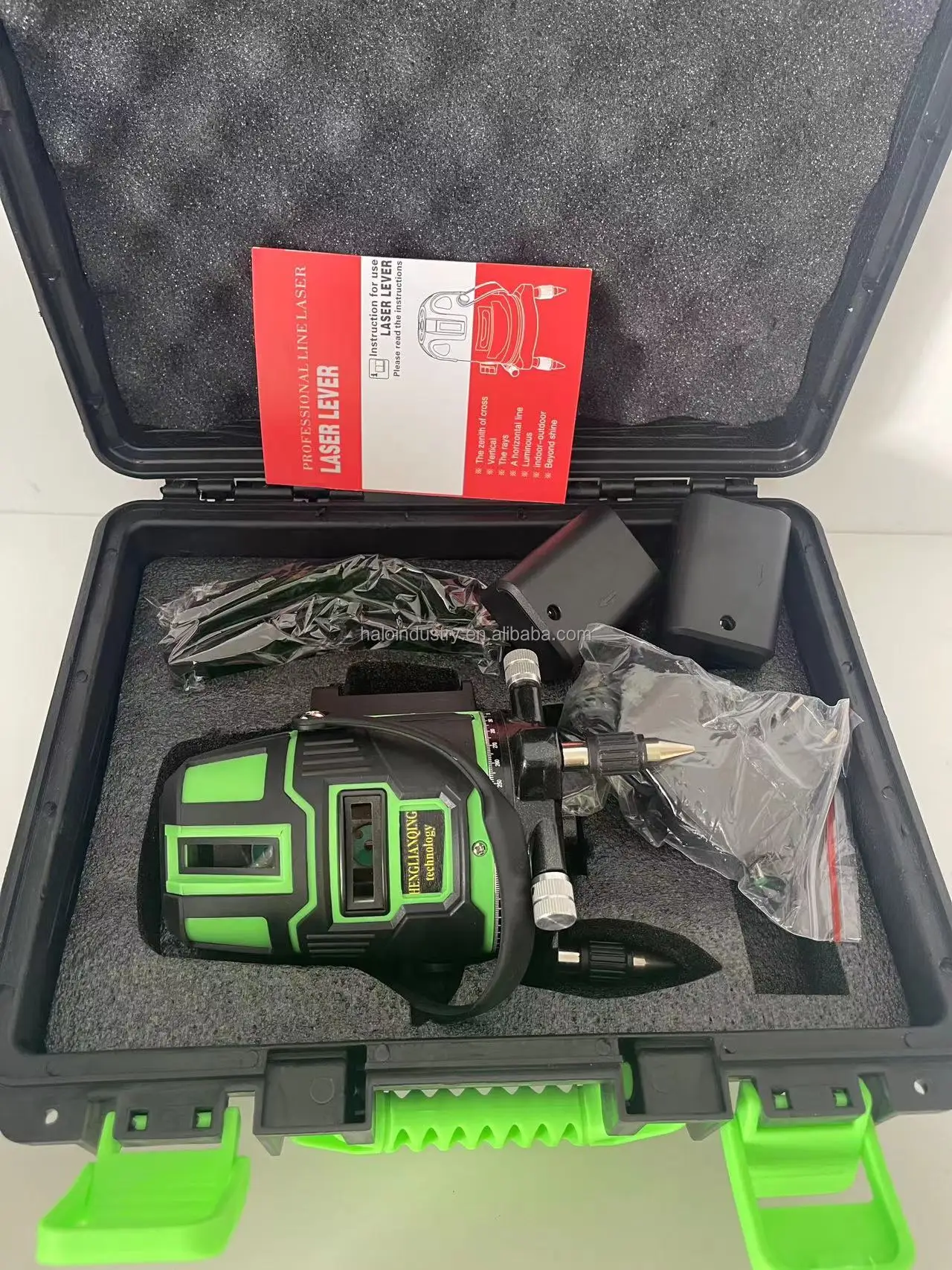 Cheap hot sale 5 Lines Green Beam Self Leveling Laser Green Line Level with tripod professional laser level for construction