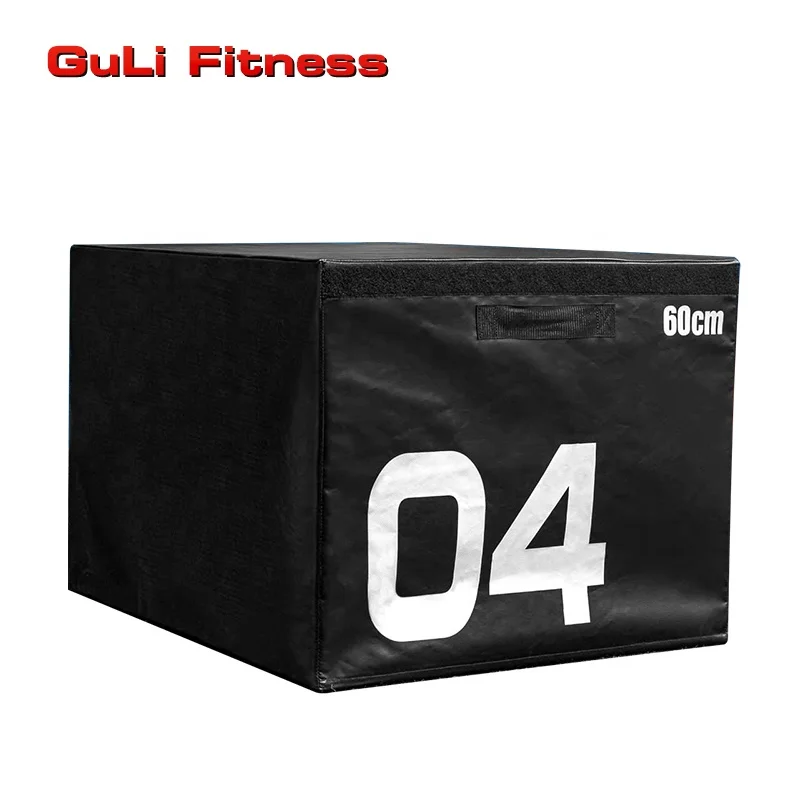 Guli Fitness Gym Equipment Cross Fitness Soft 4 Sit Up Training Box Environment Pearl Cotton Plyometric Boxes Jump Plyo Box Set
