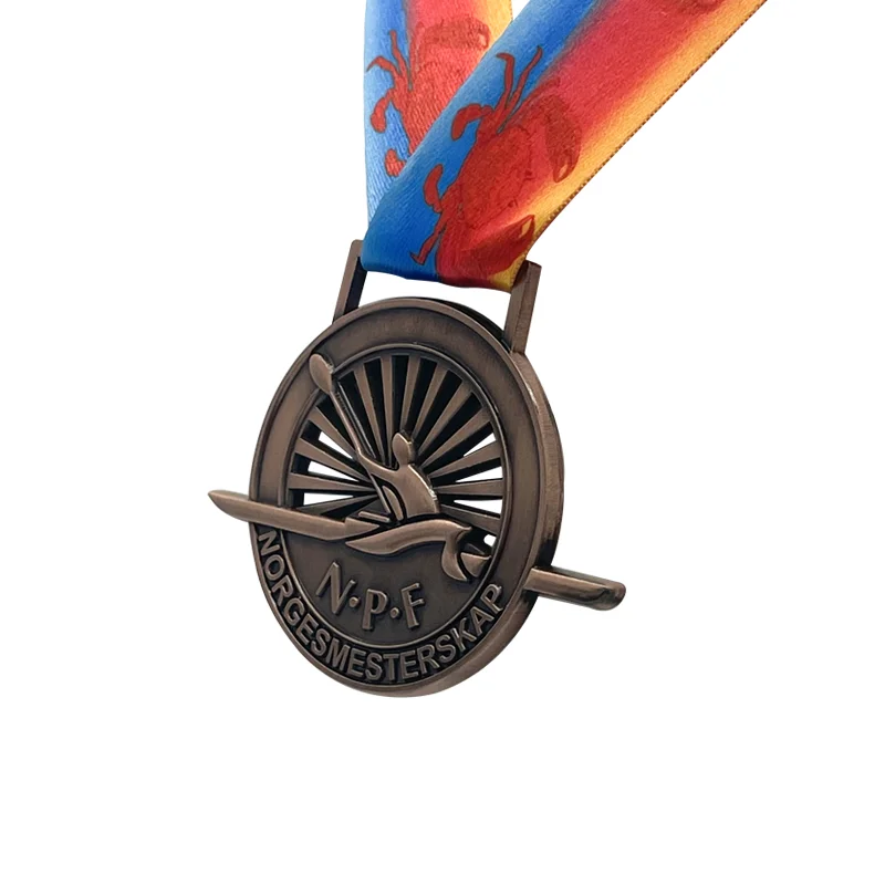 Free Design Iron Medal High Quality Sports Boxing Bike Medal Manufacturer