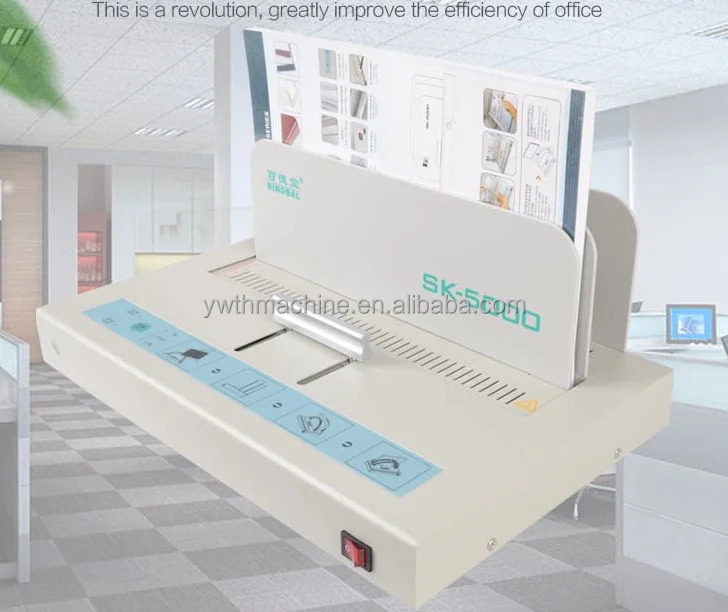 Office Voucher Documents Heat Binding Machine