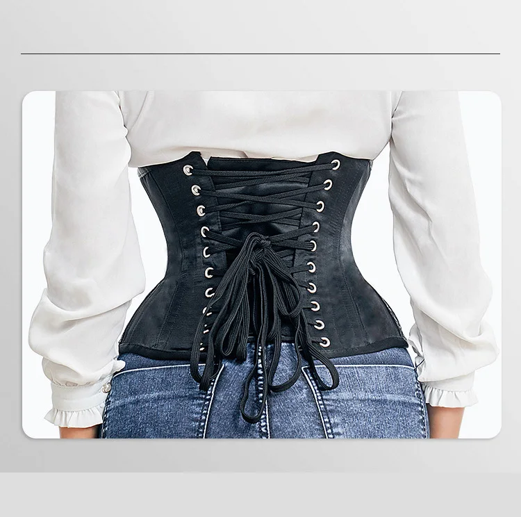 Wholesale Slimming Sexy Bustier Black Bustier Tops Female Trendy Colombienne Corsets And Bustiers With Steel Bones