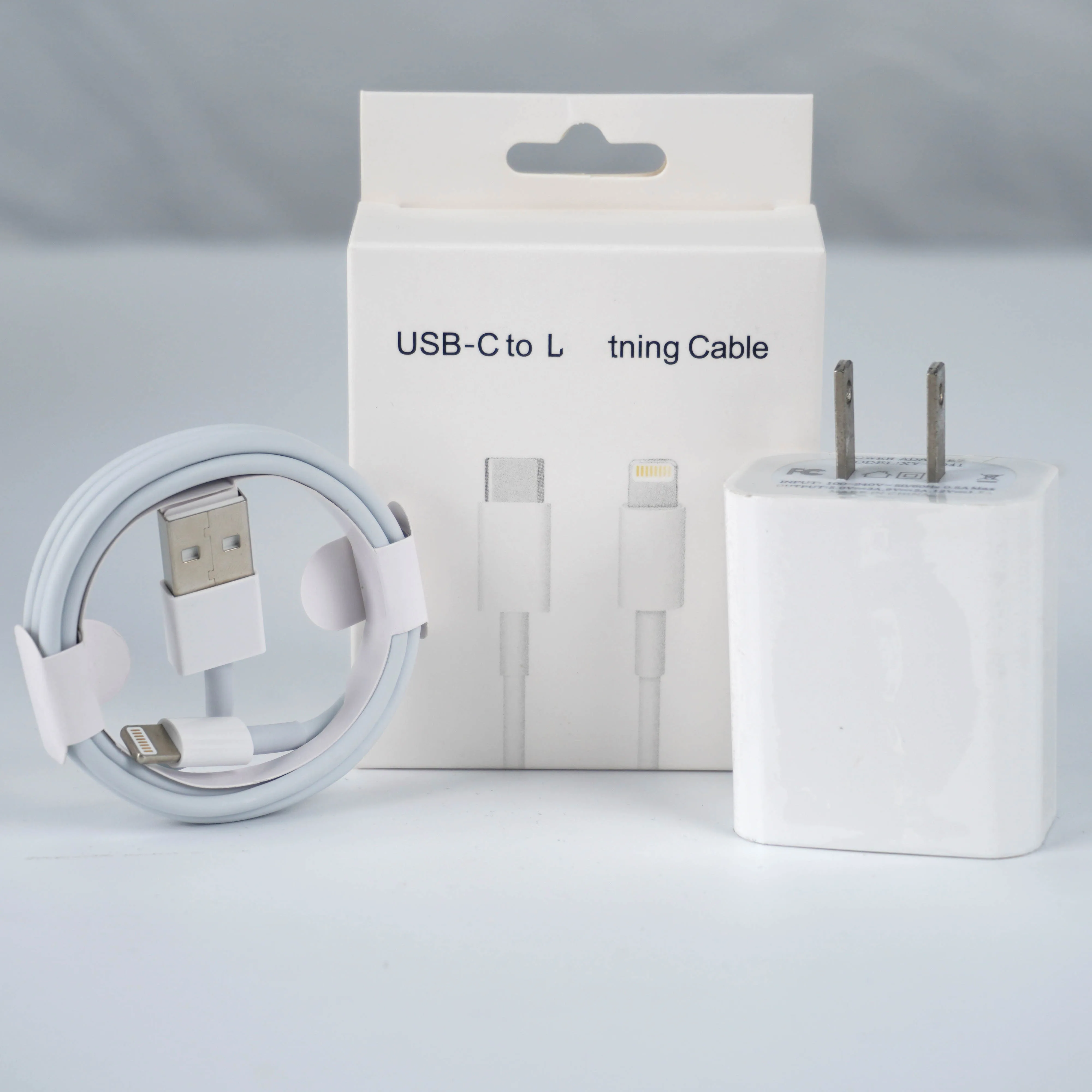  Оптовая продажа usb настенное зарядное устройство USB для освещения кабель 2.4A Быстрая зарядка iPhone 12 1 м