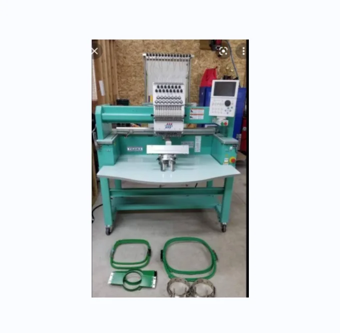 Горячая Распродажа б/у вышивальная машина Tajima с одной головкой 15 игл для футболок большой скидкой