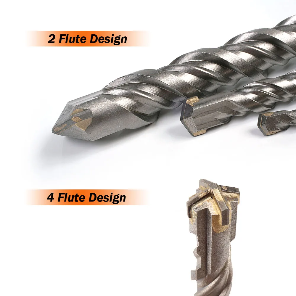 Sds Plus Hammer Bit Electric Hammer Concrete Drill For Concrete Masonry Rock Shank Diamond Drill Bit
