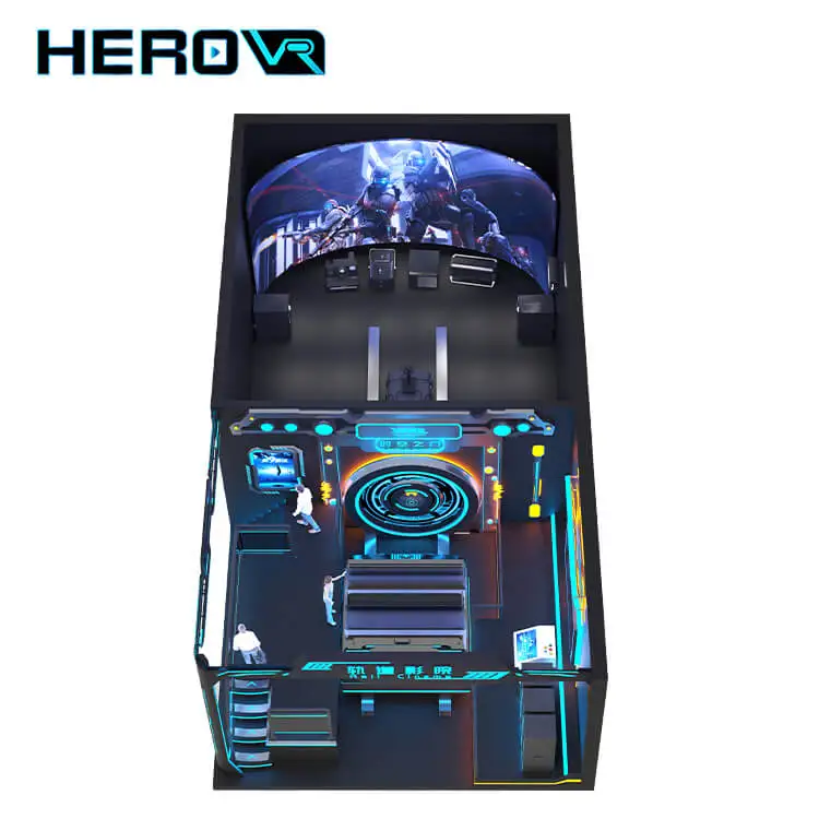 HEROVR  Flight Simulator Digital Cinema Projector Orbital Cinema 3D Bioskop In Visual Feast