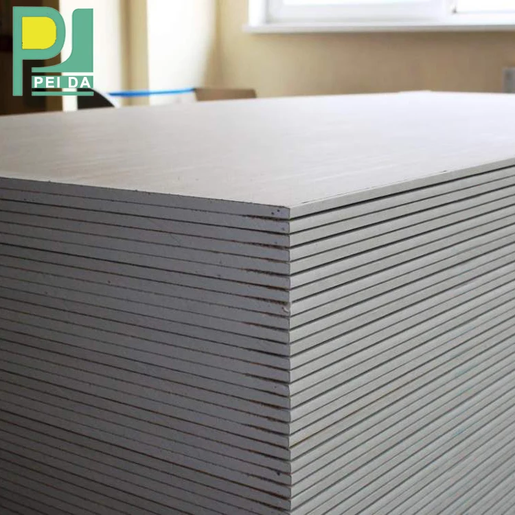 Classic Style 12mm Plasterboard Drywall Sheet Gypsum Board For Ceiling