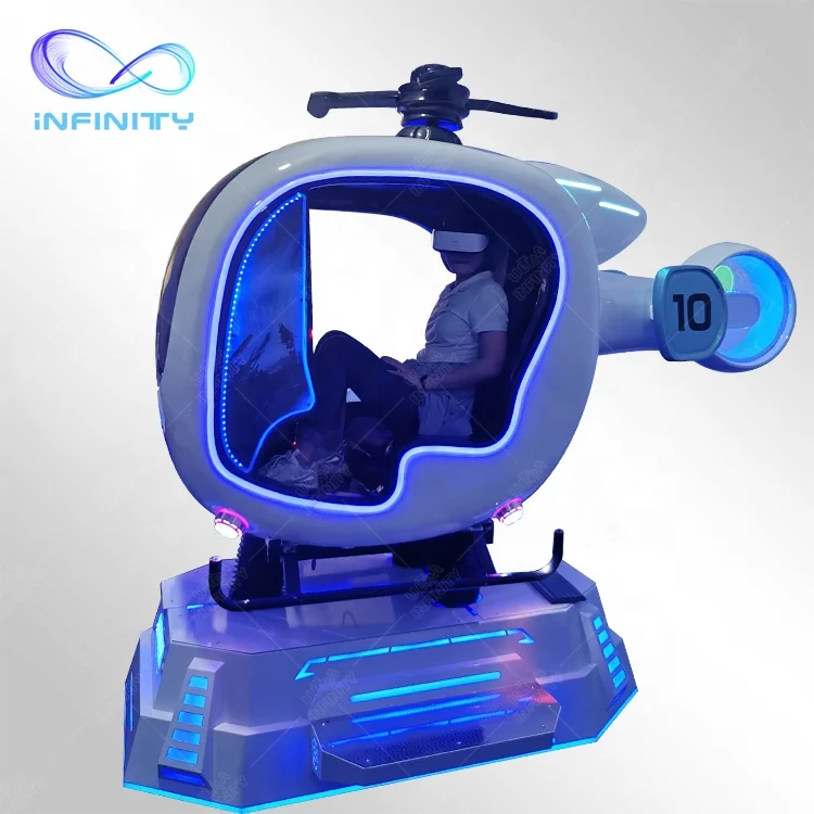 Virtual Reality VR Flight Simulator 9d Vr Airplane Flight VR Aircraft Plane Flying Simulator With 360 Degree 1/2 Seats