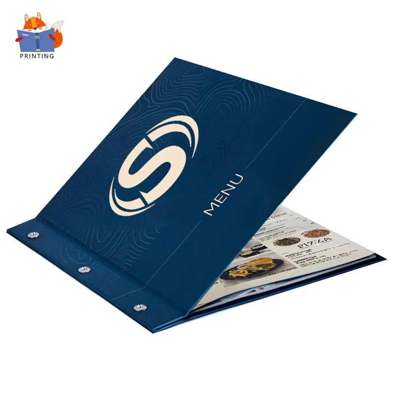 Брошюра с тиснением в твердом переплете