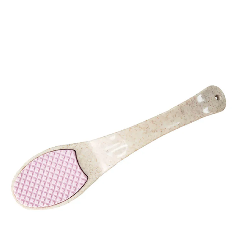 Good selling Professional Wheat Straw Handle Hard Dead Skin feet Callus Remover Pedicure Rasp Sanding Foot File